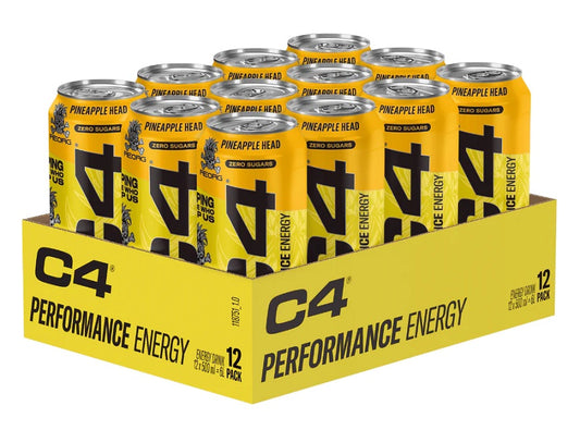 C4 Performance Energy, Pineapple Head - 12 x 500 ml. - Vitax.ro