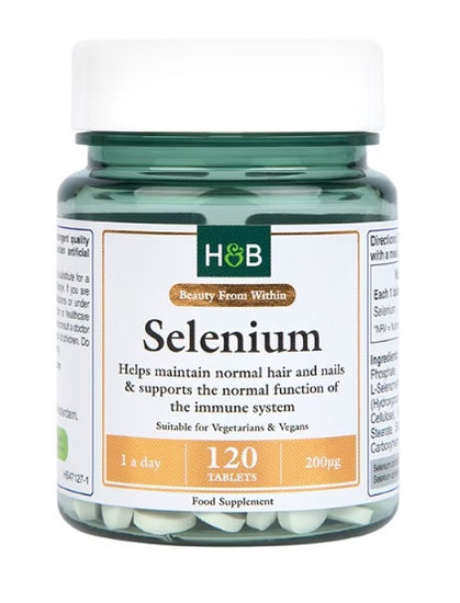 Selenium, 200mcg - 120 tablets - Vitax.ro