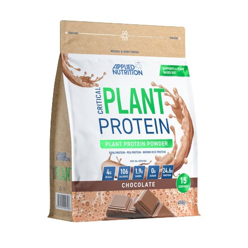 Critical Plant Protein, Chocolate - 450g - Vitax.ro