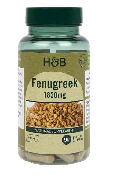 Fenugreek, 1830mg - 90 vcaps - Vitax.ro