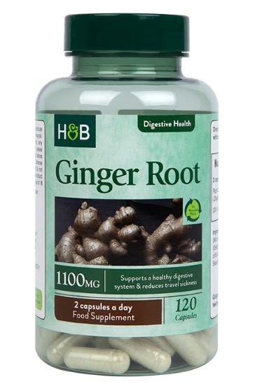 Ginger Root, 1100mg - 120 caps - Vitax.ro