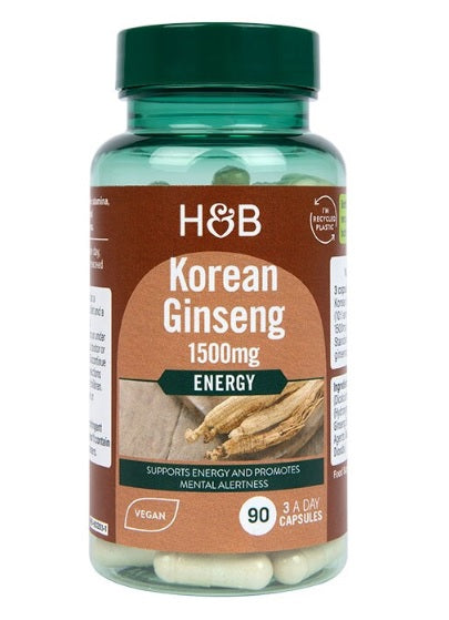 Korean Ginseng, 1500mg - 90 vcaps - Vitax.ro