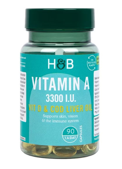 Vitamin A, 3300 IU - 90 caps - Vitax.ro