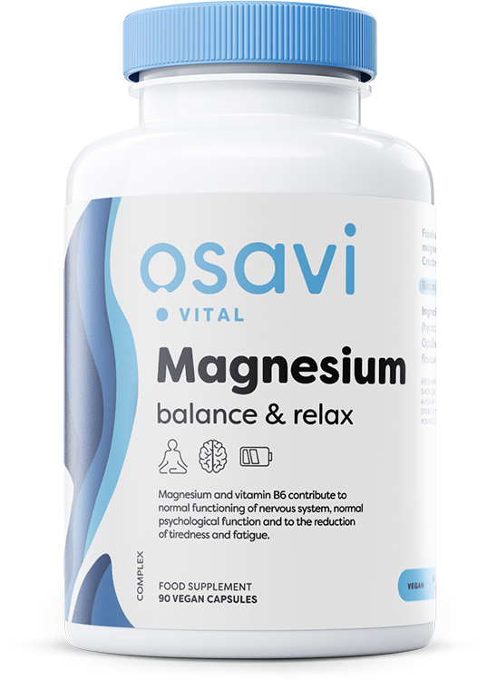 Magnesium Balance & Relax - 90 vegan capsules - Vitax.ro