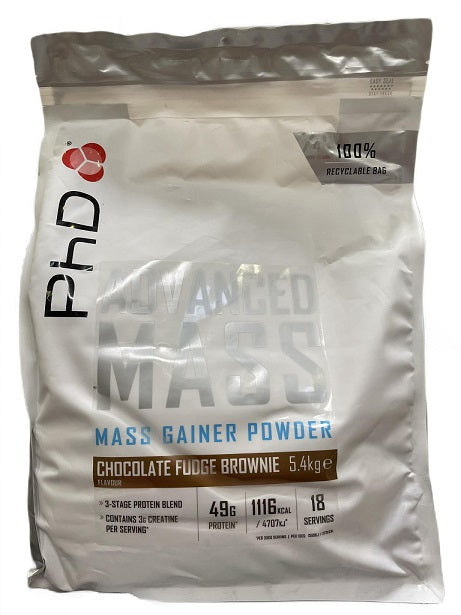 Advanced Mass, Chocolate Fudge Brownie - 5400g - Vitax.ro