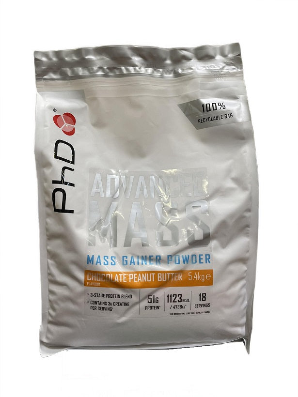 Advanced Mass, Chocolate Peanut Butter - 5400g - Vitax.ro