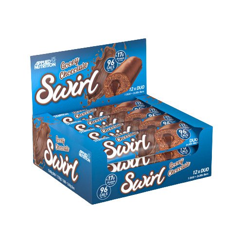 Swirl Duo Bar, Gooey Chocolate - 12 x 60g - Vitax.ro