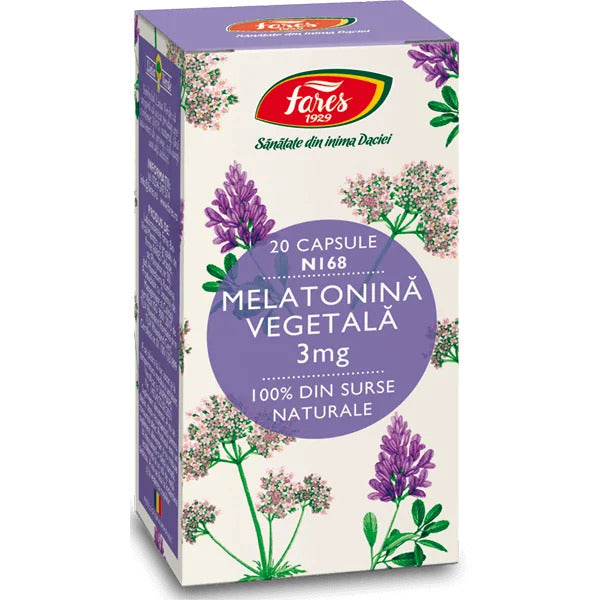 Melatonina Vegetala, Fares, 20 Capsule Moi - Vitax.ro