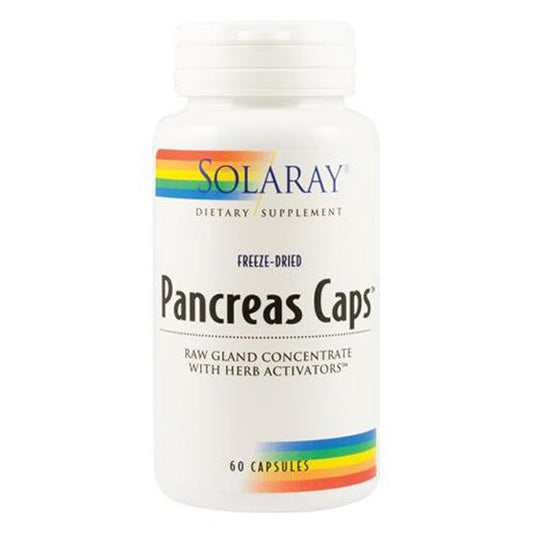Pancreas Caps, Solaray, 60 Capsule Vegetale - Vitax.ro