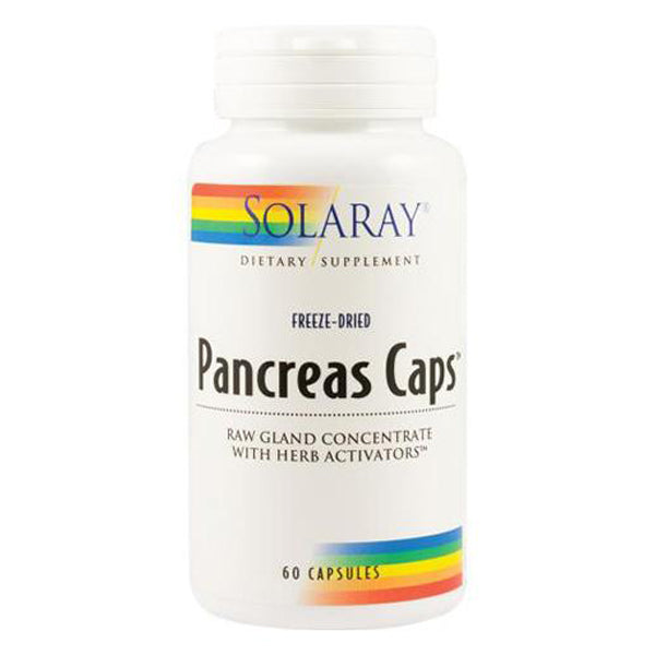 Pancreas Caps, Solaray, 60 Capsule Vegetale - Vitax.ro