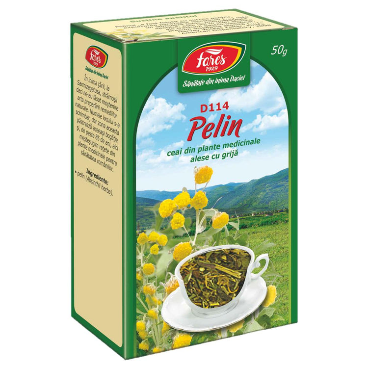 Pelin Iarba D114, Fares, Ceai la Punga 50gr - Vitax.ro