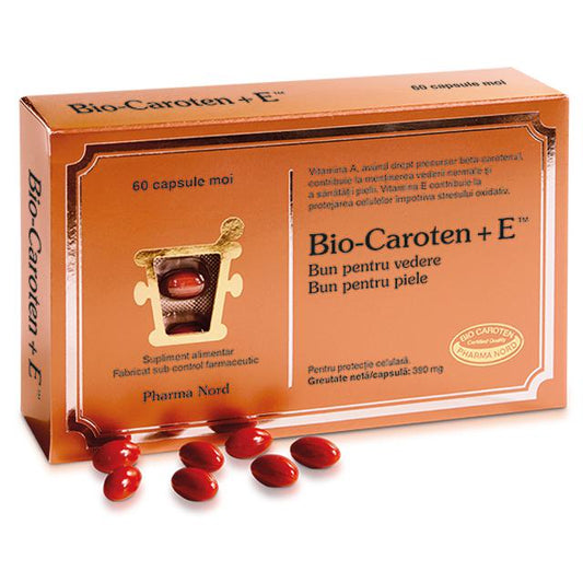 Bio-Caroten+E, Pharma Nord, 60 Capsule - Vitax.ro