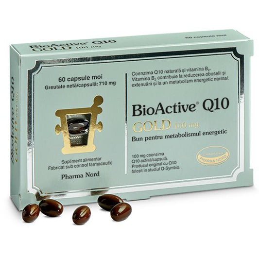 BioActive Q10 Gold, Pharma Nord, 60 Capsule - Vitax.ro