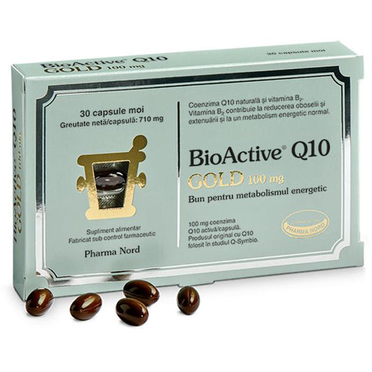 BioActive Q10 Gold, Pharma Nord, 30 Capsule - Vitax.ro