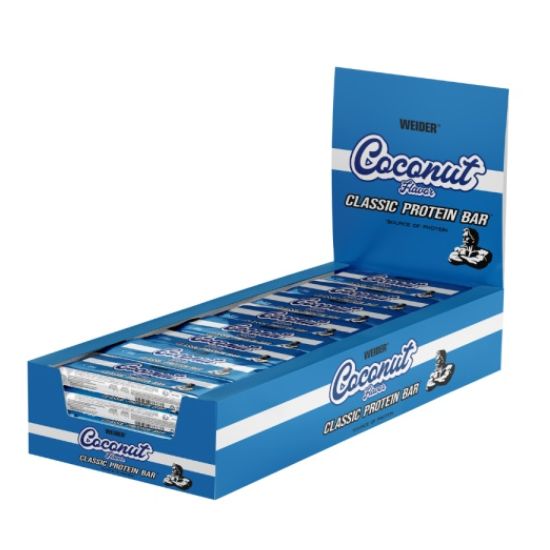 Carbohydrate & Protein Bar, Coconut - 24 bars - Vitax.ro