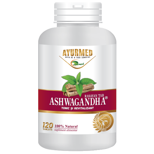 Ashwagandha Rasayan Tab, Ayurmed, 120 Tablete - Vitax.ro