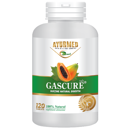 Gascure Tablete, Ayurmed, 120 Tablete - Vitax.ro