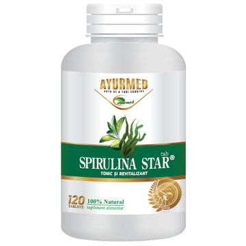 Spirulina Star, Ayurmed, 120 Tablete - Vitax.ro