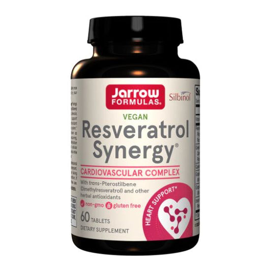 Resveratrol Synergy, 200mg, 60 tabs, Jarrow Formulas - Vitax.ro
