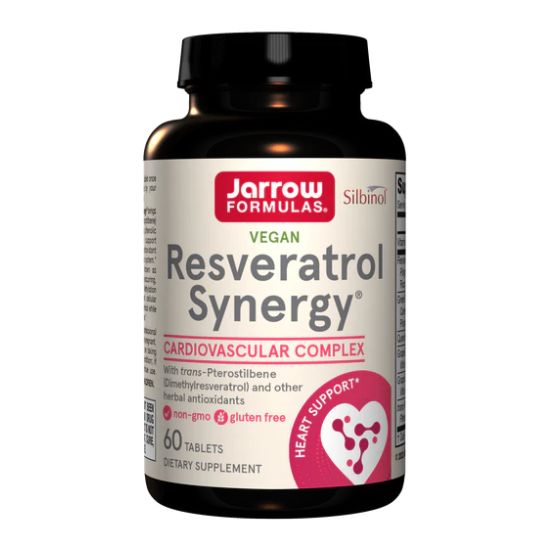 Resveratrol Synergy, 200mg, 60 tabs, Jarrow Formulas - Vitax.ro