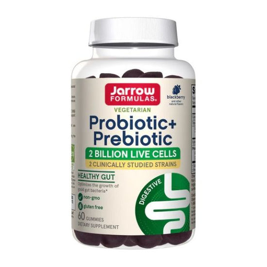 Probiotic + Prebiotic, Blackberry - 60 gummies - Vitax.ro