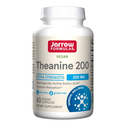 Theanine, 200mg, 60 vcaps, Jarrow Formulas - Vitax.ro
