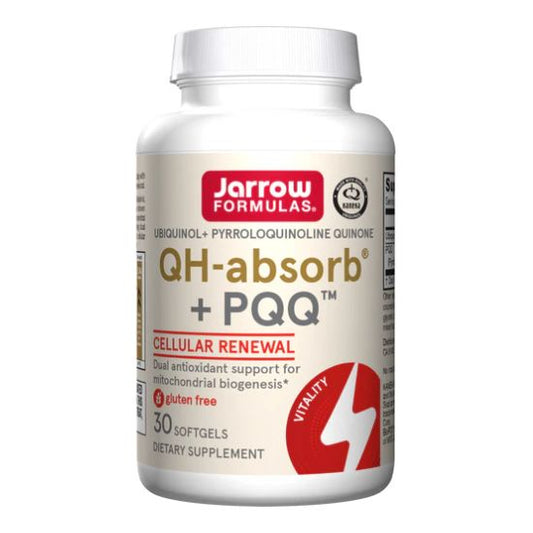 Ubiquinol QH-absorb + PQQ-30 softgels, Jarrow Formulas - Vitax.ro