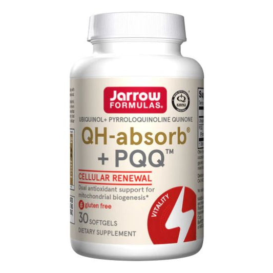 Ubiquinol QH-absorb + PQQ- 60 softgels, Jarrow Formulas - Vitax.ro