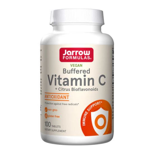 Vitamin C (Buffered) +Citrus Bioflavonoids, 750mg, 100 tabs, Jarrow Formulas - Vitax.ro