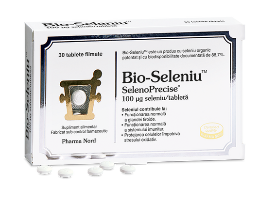 SelenoPrecise, 100ug, Pharma Nord, 30 Tablete - Vitax.ro