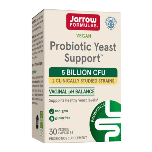 Probiotic Yeast Support, 5 Billion CFU, 30 vcaps, Jarrow Formulas - Vitax.ro