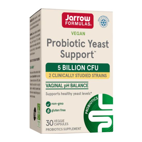 Probiotic Yeast Support, 5 Billion CFU, 30 vcaps, Jarrow Formulas - Vitax.ro