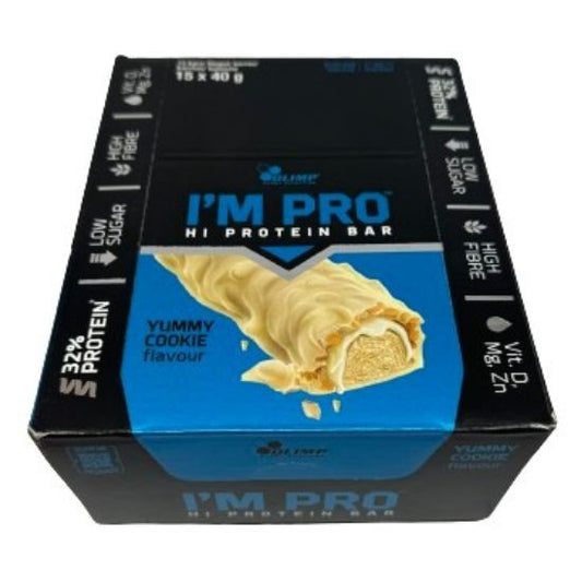 I'm Pro Protein Bar, Yummy Cookie - 15 x 40g - Vitax.ro