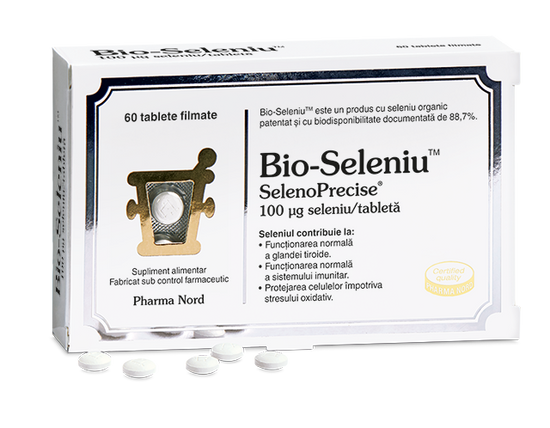 SelenoPrecise, 100ug, Pharma Nord, 60 Tablete - Vitax.ro