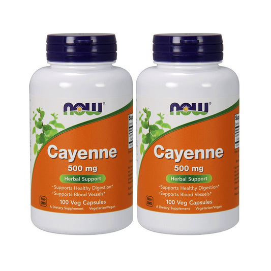 Pachet 2x Cayenne, 500mg - 100 vcaps - Vitax.ro