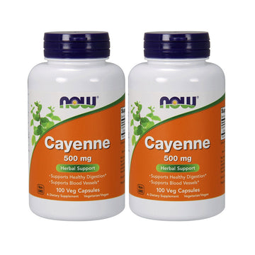 Pachet 2x Cayenne, 500mg - 100 vcaps - Vitax.ro