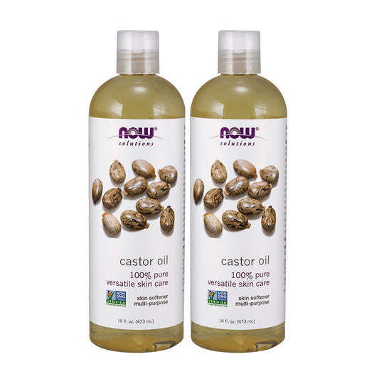 Pachet 2x Castor Oil, 100% Pure - 473 ml - Vitax.ro