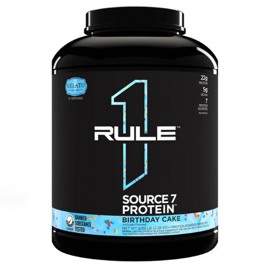 Source7 Protein, Birthday Cake Gelato - 2280g - Vitax.ro
