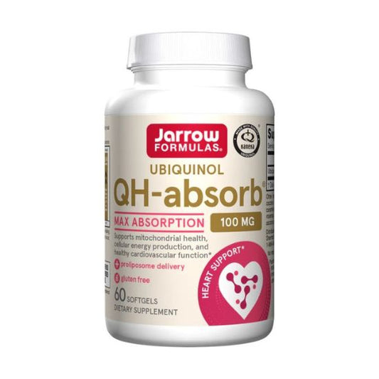 Ubiquinol QH-absorb, 100mg - 60 softgels - Vitax.ro