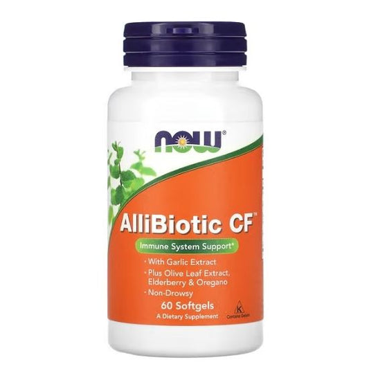 AlliBiotic CF, 60 softgels, NOW Foods - Vitax.ro