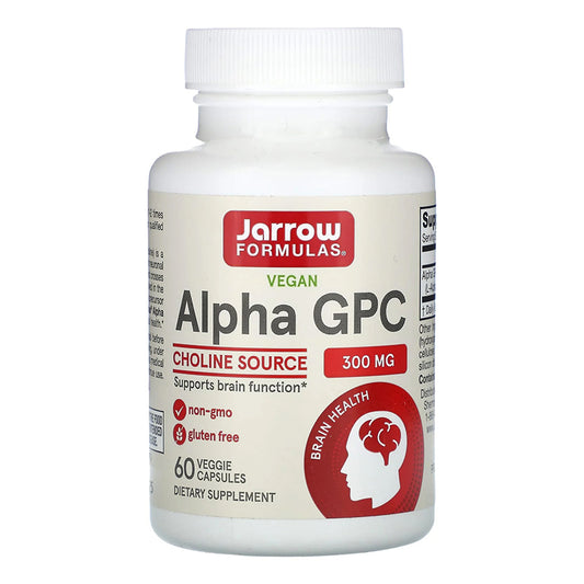 Alpha GPC 300mg, Jarrow Formulas, 60 Capsule Vegetale - Vitax.ro