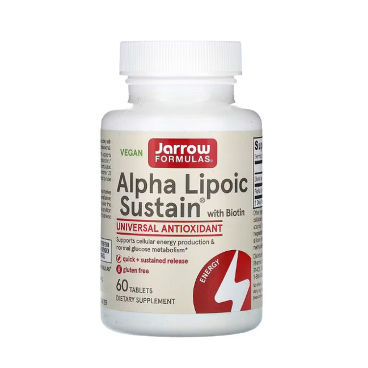 Alpha Lipoic Sustain, 300mg with Biotin - 60 tabs - Vitax.ro