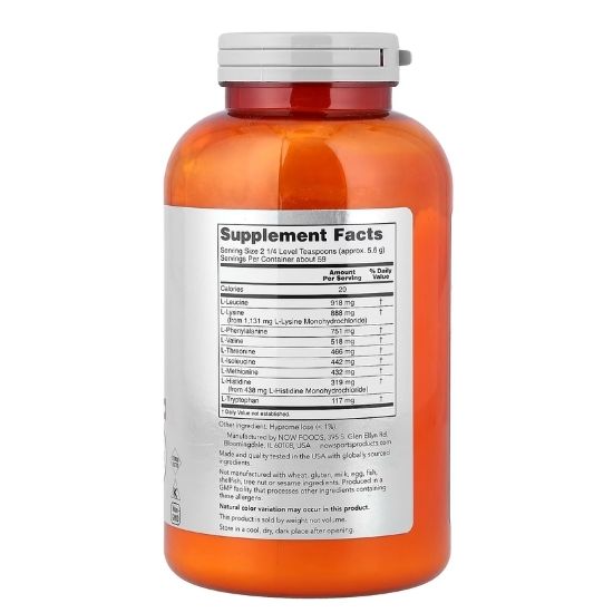Amino 9 Essentials, Powder, 330g, NOW Foods - Vitax.ro