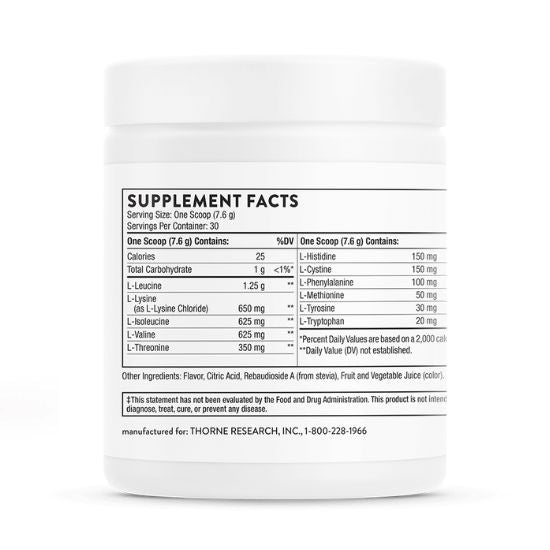 Complex amino, fructe de pădure, 228 g, Thorne Research - Vitax.ro