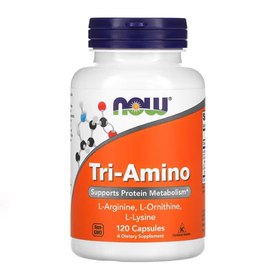 Tri-Amino, 120 caps, NOW Foods - Vitax.ro