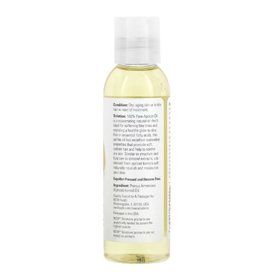 Apricot Oil, 118 ml, NOW Foods - Vitax.ro