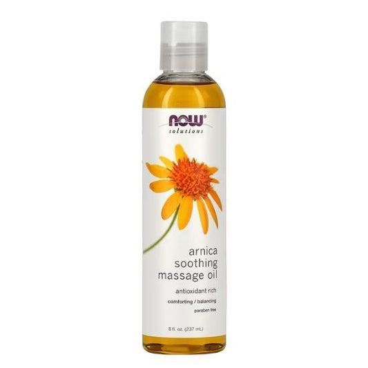 Arnica Soothing Massage Oil, 237 ml, NOW Foods - Vitax.ro