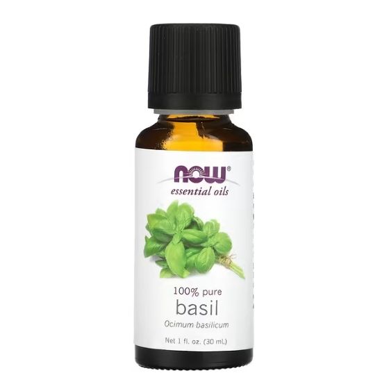 Essential Oil, Basil Oil, 30 ml, NOW Foods - Vitax.ro