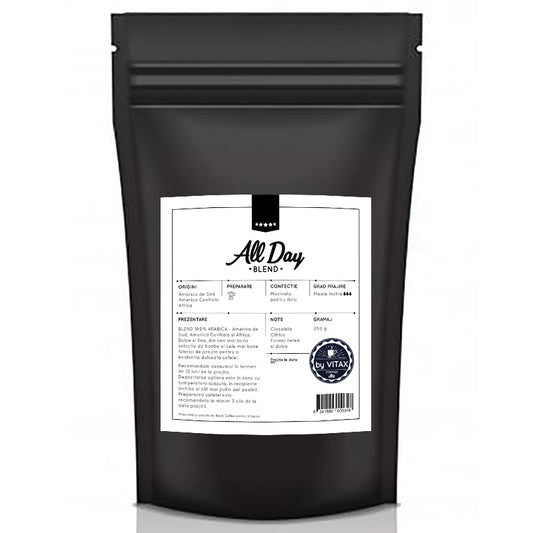 Blend All Day - Cafea de Specialitate 250g, Macinata - Vitax.ro