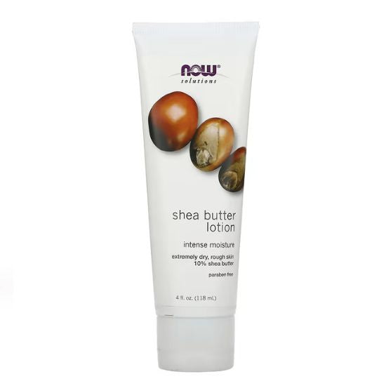 Shea Butter Lotion, 118 ml, NOW Foods - Vitax.ro